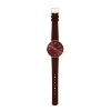 Billede af Arne Jacobsen ur - Station - Bourgogne Rød 34mm