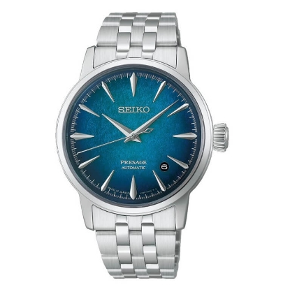 Billede af Seiko Presage Cocktail Time Emerald Mist ur stål 5bar 38,5mm