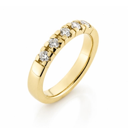 Billede af Alliancering 5* 0,09 w/si. 8 kt. 333 (br. 3,5-tk. 2,3 mm.)