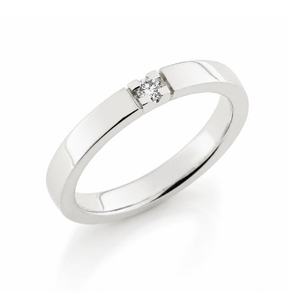 Billede af Alliancering 1* 0,06 w/si. 8 kt. 333 hvg. (br. 3,0-tk. 2,0 mm.)
