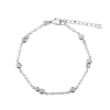 Billede af Aqua Dulce Whisper Pure armbånd sølv m. cz (17+3 cm)