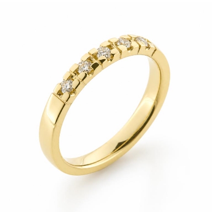 Billede af Alliancering 5* 0,04 w/si. 8 kt. 333 (br. 2,9-tk. 1,9 mm.)