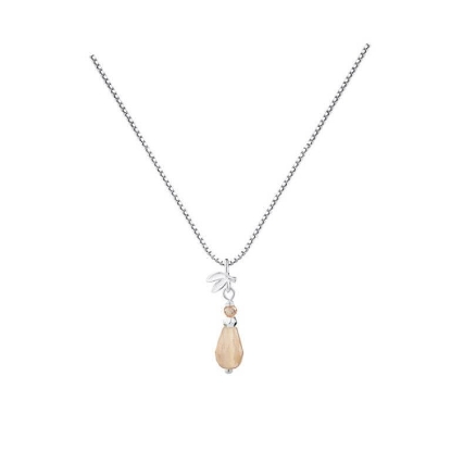 Billede af Aqua Dulce Meadow Rose halskæde sølv m. sunstones (42 + 3 cm)