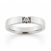 Billede af Allia. ring, 1* 0,10 w/pi. sølv 925s. (br. 3,7-tk. 2,2 mm.)