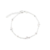 Billede af Aqua Dulce Meadow Simple armbånd sølv (17 + 3 cm)