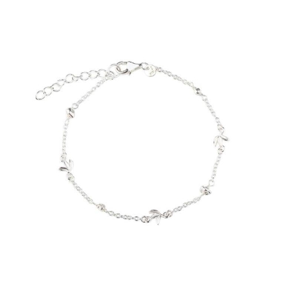 Billede af Aqua Dulce Meadow Simple armbånd sølv (17 + 3 cm)