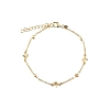 Billede af Aqua Dulce Meadow Simple armbånd forgyldt sølv (17 + 3 cm)