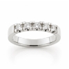 Billede af Allia. ring, 5* syn. zirk. 3,0 mm. sølv 925s. (br. 3,7-tk. 2,2 mm.)