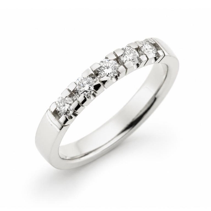 Billede af Alliancering 5* 0,07 w/pi, sølv 925s (br. 3,1-tk. 1,9 mm.)