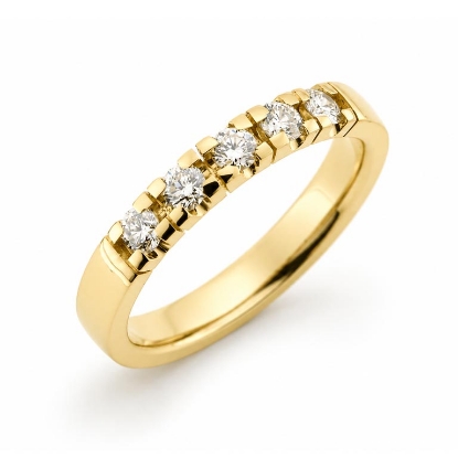Billede af Alliancering 14 kt. 5* 0,07 w/vs.(br. 3,1-tk. 1,9 mm.)