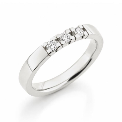 Billede af Alliancering 3* 0,07 w/pi, sølv 925s  (br. 3,1-tk. 1,9 mm.)