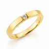 Billede af Allia. ring 14 kt. 1* 0,08 w/vs.