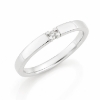 Billede af Alliancering brillant 0,03 w/vs. 14 kt. hvg.