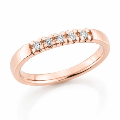 Billede af Alliancering 5* 0,02 w/vs. 14 kt. Rødtguld