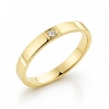 Billede af Alliancering brillant 0,02 w/vs. 14 kt. guld