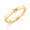 Billede af Alliancering, 1 pink safir 0,02 ct.  14 kt.