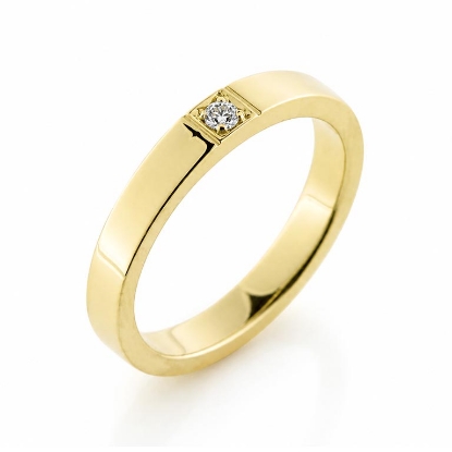 Billede af Alliancering brillant 0,03 w/vs. 14 kt.