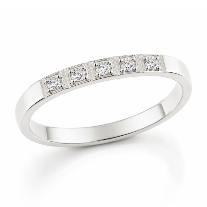 Billede af Alliancering 14 kt. hvg. 5* 0,01 w/vs....