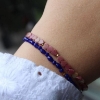 Billede af STINE A Miss Paris - Montmartre armbånd forgyldt sølv m. perler (17-25 cm)