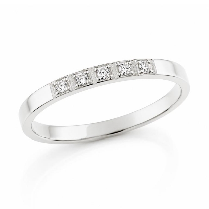 Billede af Alliancering 14 kt. hvg. 5* 0,01 w/vs. (br. 1,8 mm.)