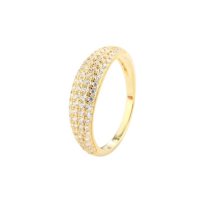 Billede af Aqua Dulce Darling Emma ring forgyldt sølv (str. 50-62)