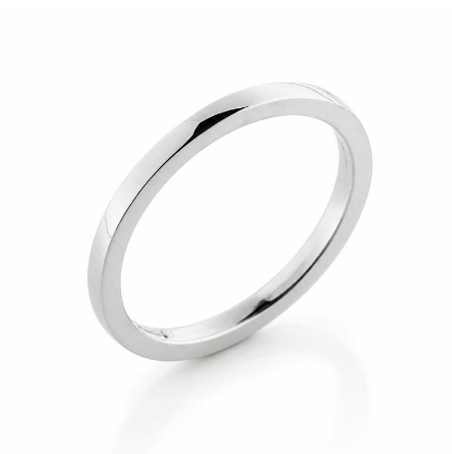 Billede af Garderring, bredde 1,6 mm., tyk. 1,8 mm. 14 kt. hvg.