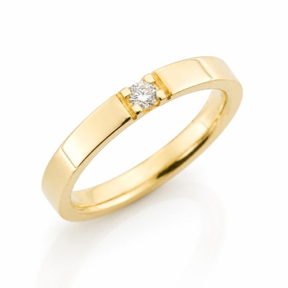 Billede af Alliancering 14 kt. 1* 0,07 w/vs