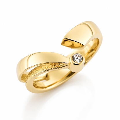 Billede af Ring brillant 0,07 w/vs.8 kt.