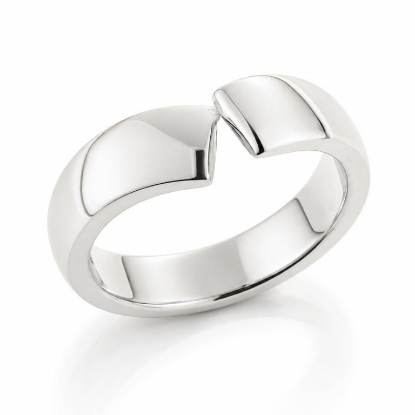 Billede af Ring massiv 14 kt. hvg.