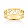Billede af Ring med hjerter 8 kt. 