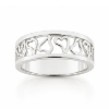 Billede af Ring med hjerter 14 kt. hvg.
