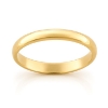 Billede af Ring halvrund profil, br. 3,5 mm. tk. 1,5 mm. 14 kt.  (str. 60-69)