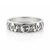 Billede af Ring slange og måne, 925 s.