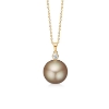 Billede af Mads Z "Chloé Mist" vedhæng 14 kt. guld m. 0,10 ct. brillanter+kulturperle (ekskl. kæde)