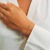 Billede af Mads Z "Four Seasons Petite" armbånd 14 kt. guld m. ægte sten (16+2 cm)