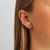 Billede af Mads Z "Four Seasons - Spring Petite" øreringe 14 kt. guld m. ægte sten