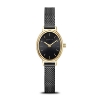 Billede af Bering Classic Oval dameur stål gulddoublé 20mm 3bar