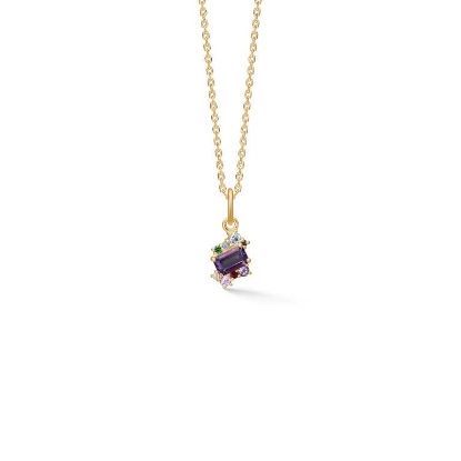 Billede af Mads Z "Four Seasons - Summer Petite" vedhæng 14 kt. guld m. ægte sten (ekskl. kæde)