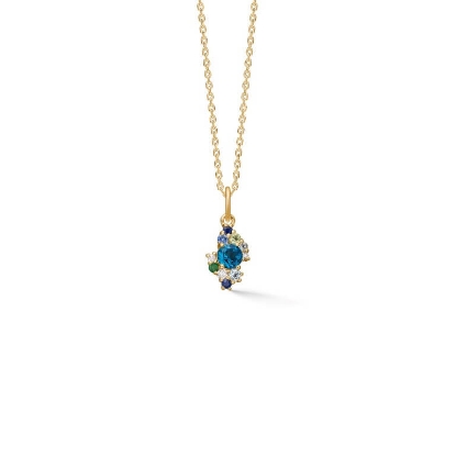 Billede af Mads Z "Four Seasons - Winter Petite" vedhæng 14 kt. guld m. ægte sten (ekskl. kæde)