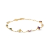 Billede af Mads Z "Four Seasons" armbånd 14 kt. guld m. ægte sten (16+2 cm)