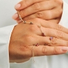 Billede af Mads Z "Four Seasons" armbånd 14 kt. guld m. ægte sten (16+2 cm)
