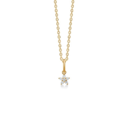 Billede af Mads Z "Céleste" vedhæng 14 kt guld m. 0,054 ct. brillanter (ekskl. kæde)