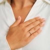 Billede af Mads Z "Céleste" ring 14 kt. guld m. 0,10 ct. w/si brillanter (str. 50-60)