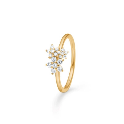 Billede af Mads Z "Céleste" ring 14 kt. guld m. 0,25 ct. w/si brillanter (str. 50-60)