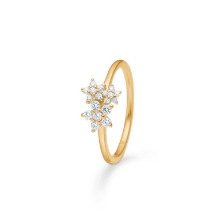 Billede af Mads Z "Céleste" ring 14 kt. guld m. 0,25 ct. w/si brillanter (str. 50)