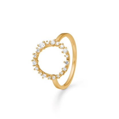 Billede af Mads Z "Lucia" ring 14 kt. guld m. 0,25 ct. brillanter (str. 50-60)
