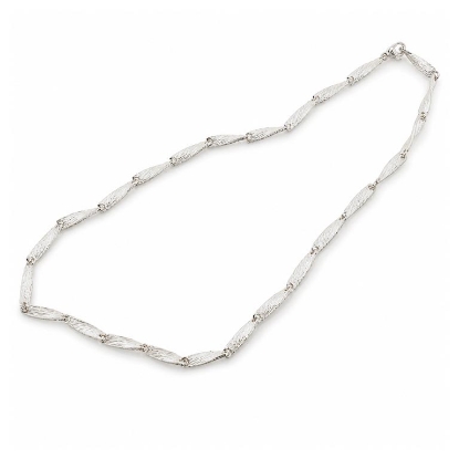 Billede af Collie snoet pladeled 45 cm. 925s.