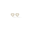 Billede af Mads Z "Tender Heart" øreringe 14 kt. guld m. 0,14 ct. brillanter