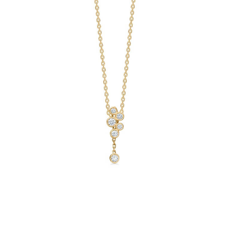 Billede af Mads Z "Diamond Dew" vedhæng 14 kt. guld m. 0,16 ct. brillanter (ekskl. kæde)