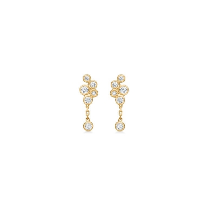 Billede af Mads Z "Diamond Dew" øreringe 14 kt. guld m. 0,22 ct. brillanter